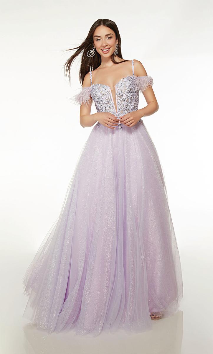Alyce Lace Corset Tulle Prom Dress 61670 Alyce Lace Corset Tulle Prom Dress 61670