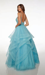 Alyce Paris A-Line Ruffle Ball Gown 61672
