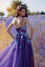 Alyce Paris Floral Lace A-Line Prom Dress 61673