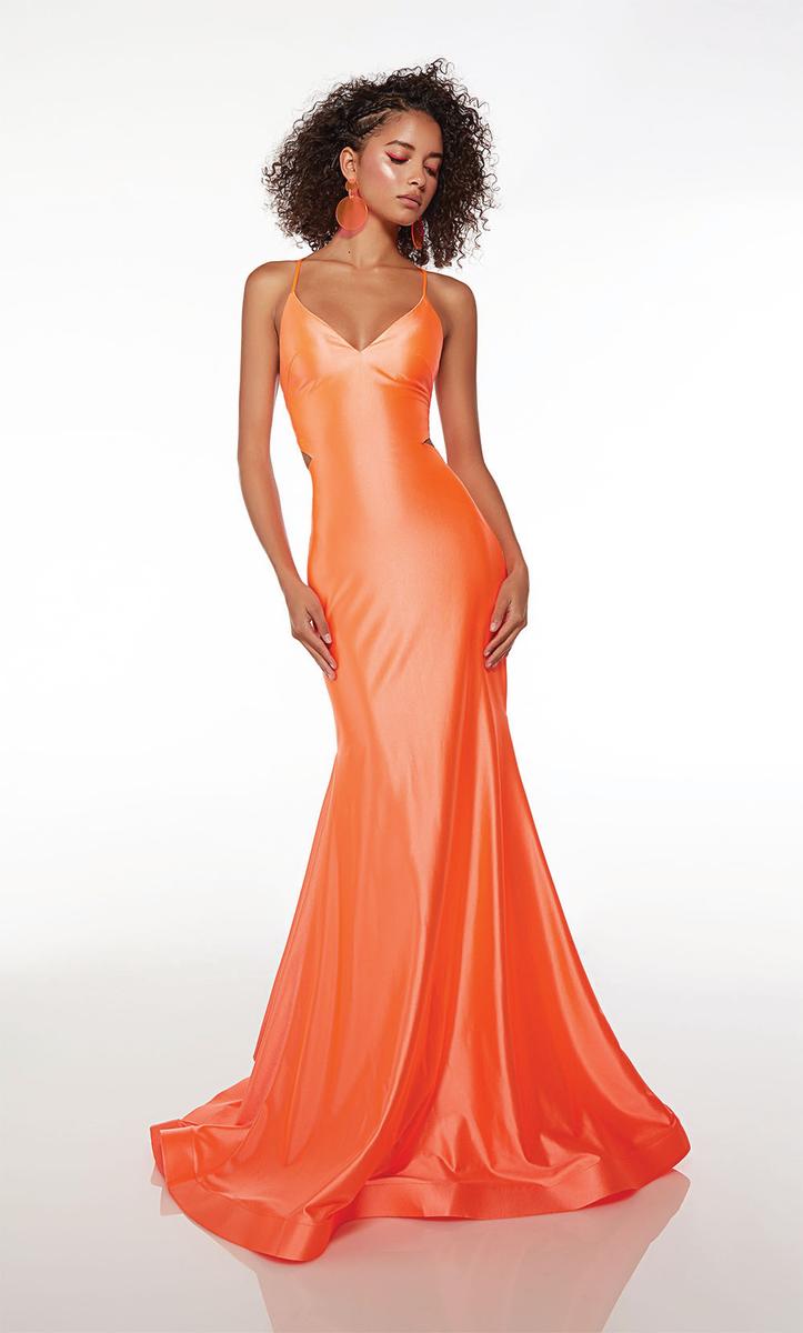 Alyce Paris Stretchy Lace-up Back Prom Dress 61674 Alyce Paris Stretchy Lace-up Back Prom Dress 61674