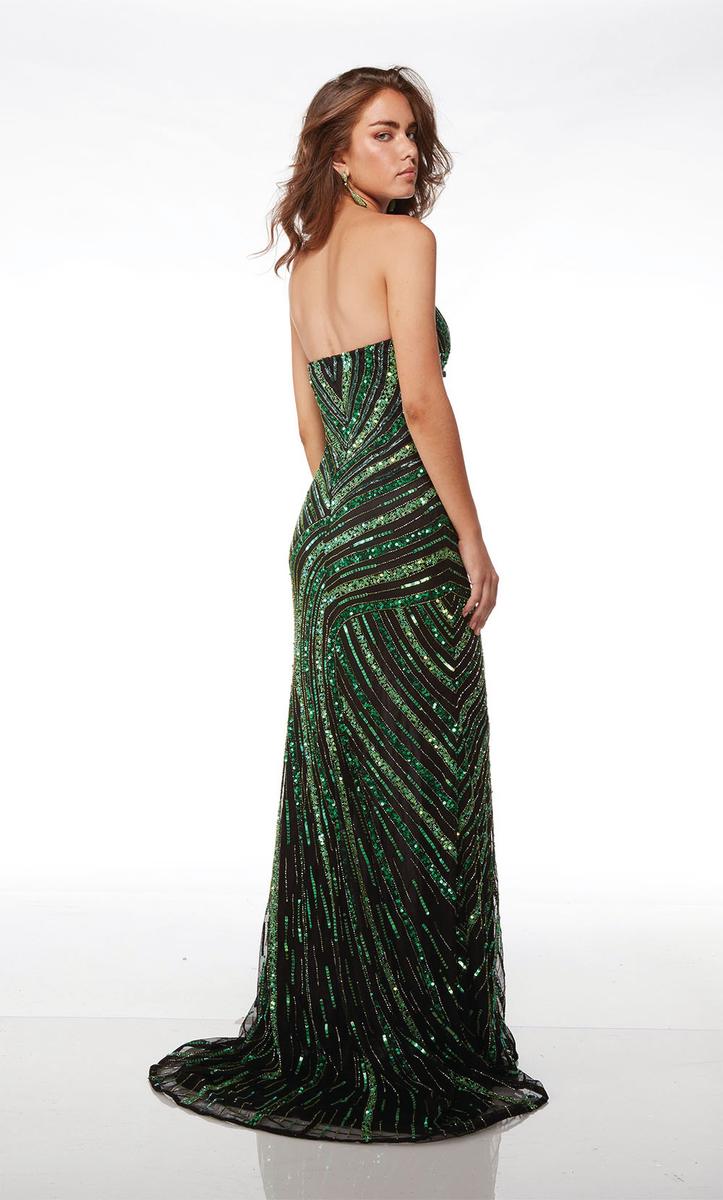 Ava Presley Strapless Sequin Prom Dress 61678