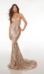 Alyce Sequin Cut-out Prom Dress 61679