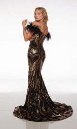 Alyce Metallic Off Shoulder Prom Dress 61699