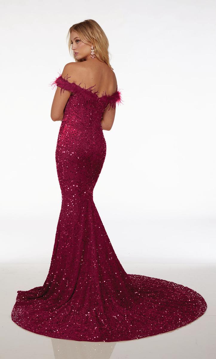 Alyce Off Shoulder Sequin Prom Dress 61706