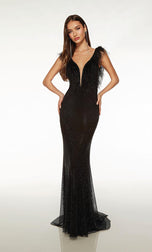 Alyce Paris Crystal Mesh Prom Dress 61715
