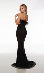 Alyce Paris Crystal Mesh Corset Prom Dress 61716