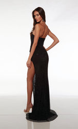 Alyce Paris Crystal Mesh Prom Dress 61717