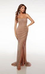Alyce Paris Crystal Mesh Prom Dress 61717