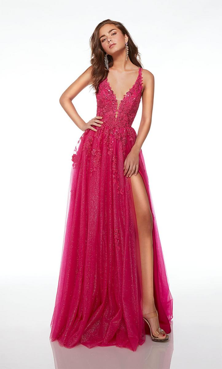 Alyce Paris Lace A-Line Prom Dress 61722
