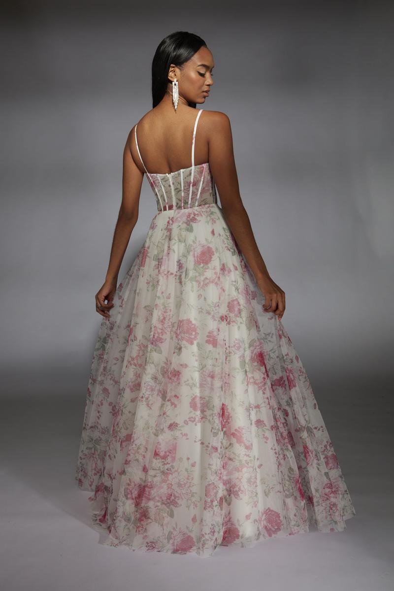 Alyce Prom Dress 61752 Blue/White / 8 Alyce Prom Dress 61752 Blue/White / 8
