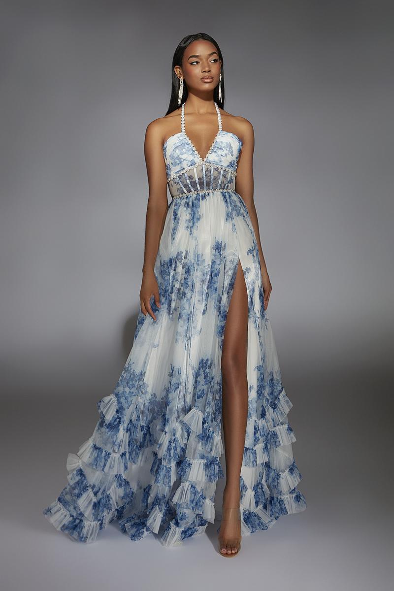 Alyce Prom Dress 61757 Pink-White / 18 Alyce Prom Dress 61757 Pink-White / 18