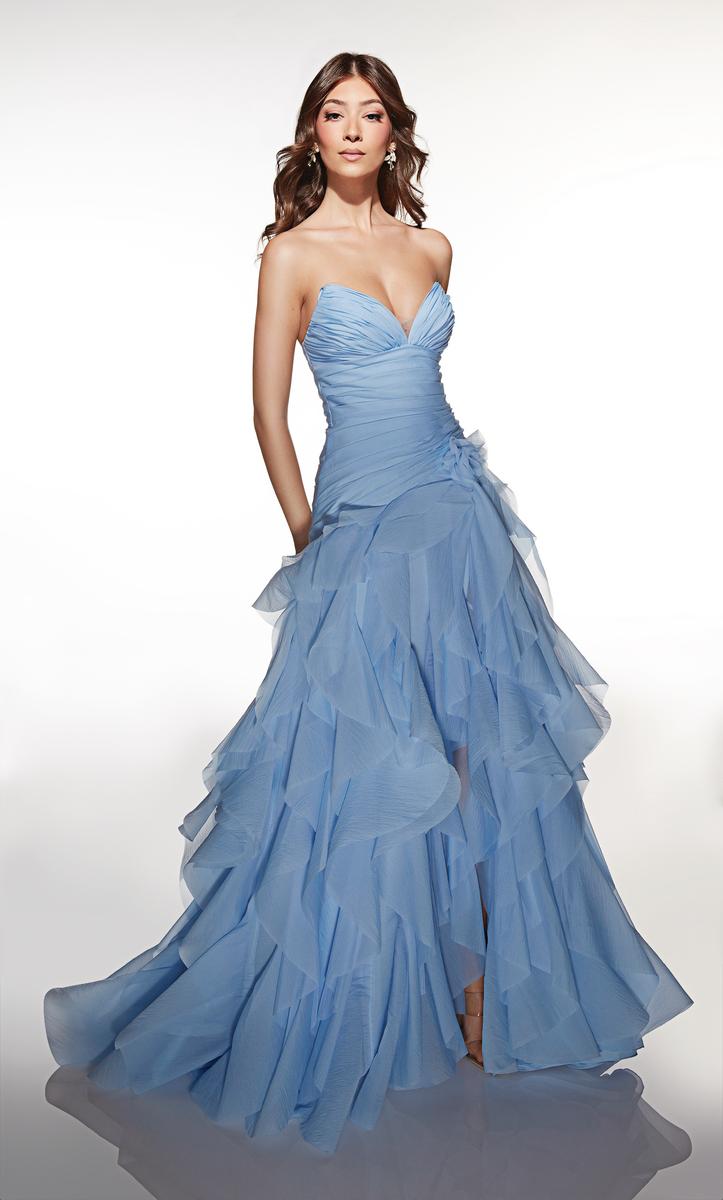 terry costa alyce prom dress Alyce Prom Dress 61757 Pink/White / 10