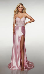 ALYCE Paris Lace Corset Fitted Prom Dress 62209