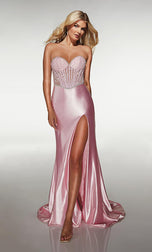 ALYCE Paris Lace Corset Fitted Prom Dress 62209
