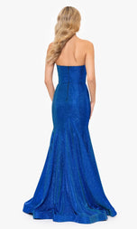 Blondie Nites Shimmer Strapless Dress 4720BN