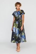 Kay Unger "Florene" Tea Length Dress 55115637