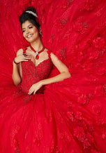 Vizcaya by Morilee Sweetheart Lace Quince Dress 89250