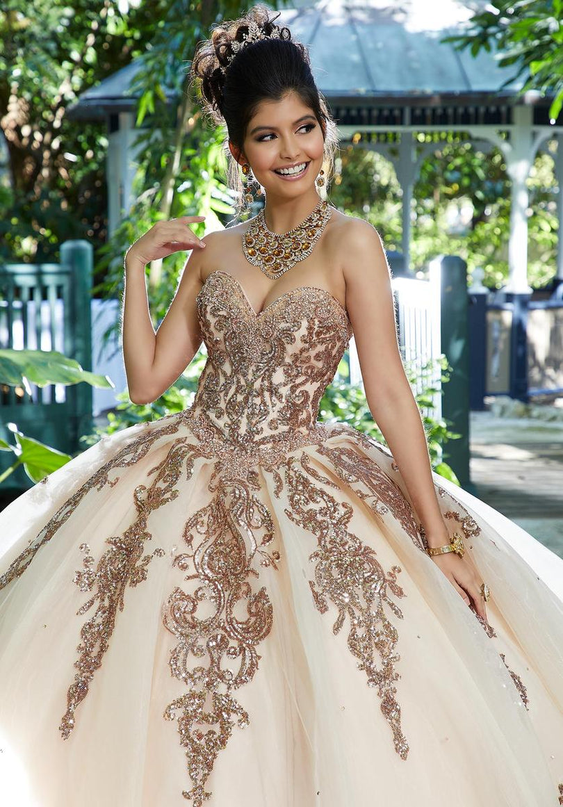 Vizcaya by Morilee Lace Quince Dress 89255 Vizcaya by Morilee Lace Quince Dress 89255