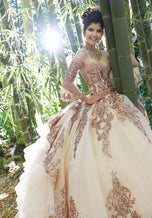 Vizcaya by Morilee Lace Quince Dress 89255