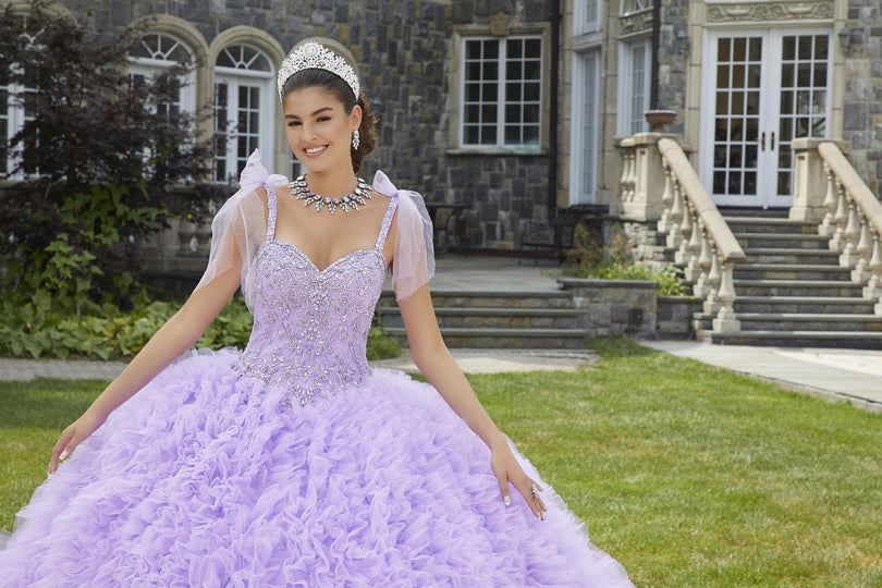 Vizcaya by Morilee Ruffle Tulle Quince Dress 89410