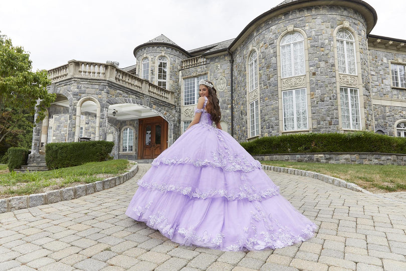 Vizcaya by Morilee Metallic Butterfly Quince Dress 89414 Vizcaya by Morilee Metallic Butterfly Quince Dress 89414