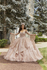 Vizcaya by Morilee Rhinestone Crystal Beaded Quince Dress 89416
