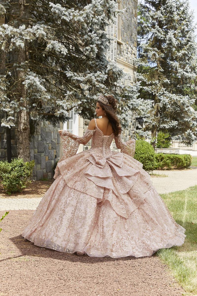 Vizcaya by Morilee Rhinestone Crystal Beaded Quince Dress 89416