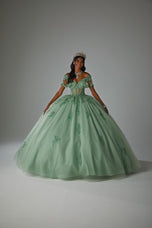 Vizcaya by Morilee Sheer Corset Quince Dress 89445