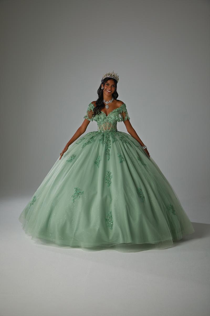 Vizcaya by Morilee Sheer Corset Quince Dress 89445