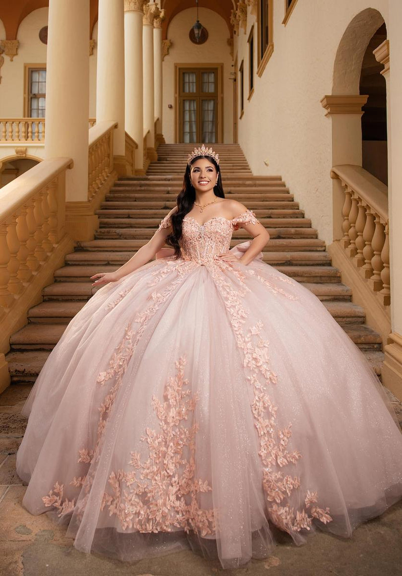 Vizcaya by Morilee Lace Corset Quince Dress 89454