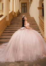 Vizcaya by Morilee Lace Corset Quince Dress 89454