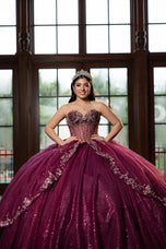 Vizcaya by Morilee Illusion Corset Quince Dress 89480