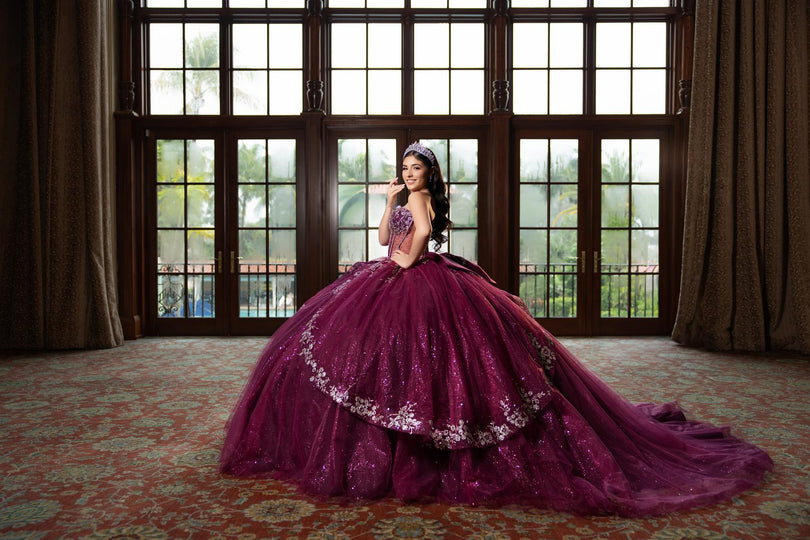 Vizcaya by Morilee Illusion Corset Quince Dress 89480