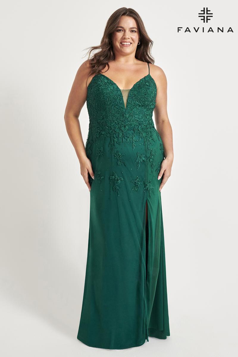 Faviana Plus Sizes Dress 9539