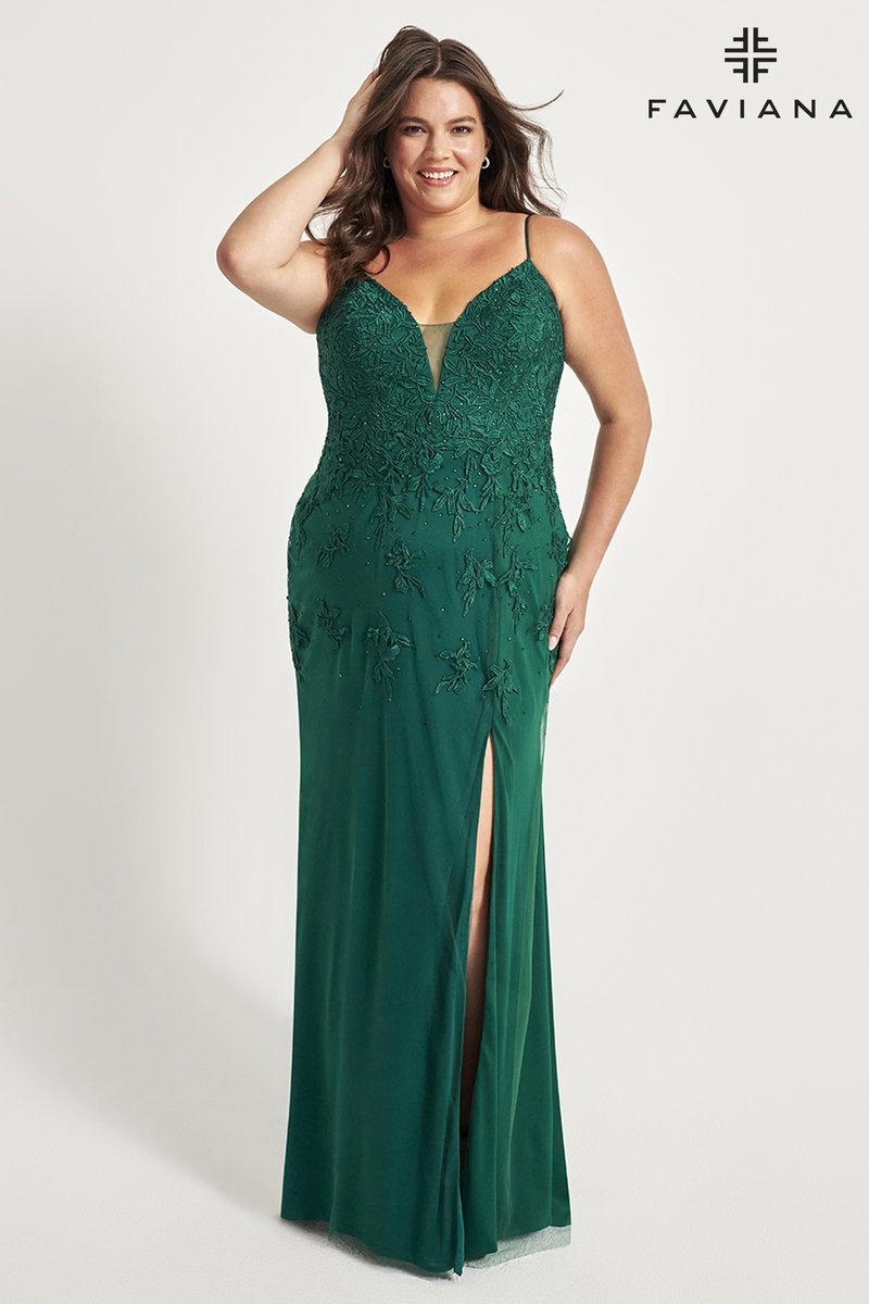 Faviana Plus Sizes Dress 9539