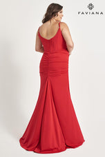 Faviana Tight Plus Size Prom Dress 9544