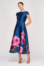 Kay Unger "Ina" Tea Length Dress 55111953