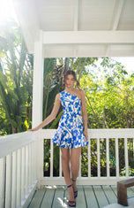 Hutch "Silas" One Shoulder Floral Dress 11337