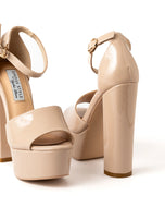 Diverse Style Patent Leather Platform Chunky Heels