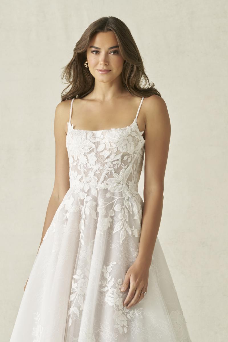 Allure Bridals A1403 Square Neck Romantic Floral bridal Gown