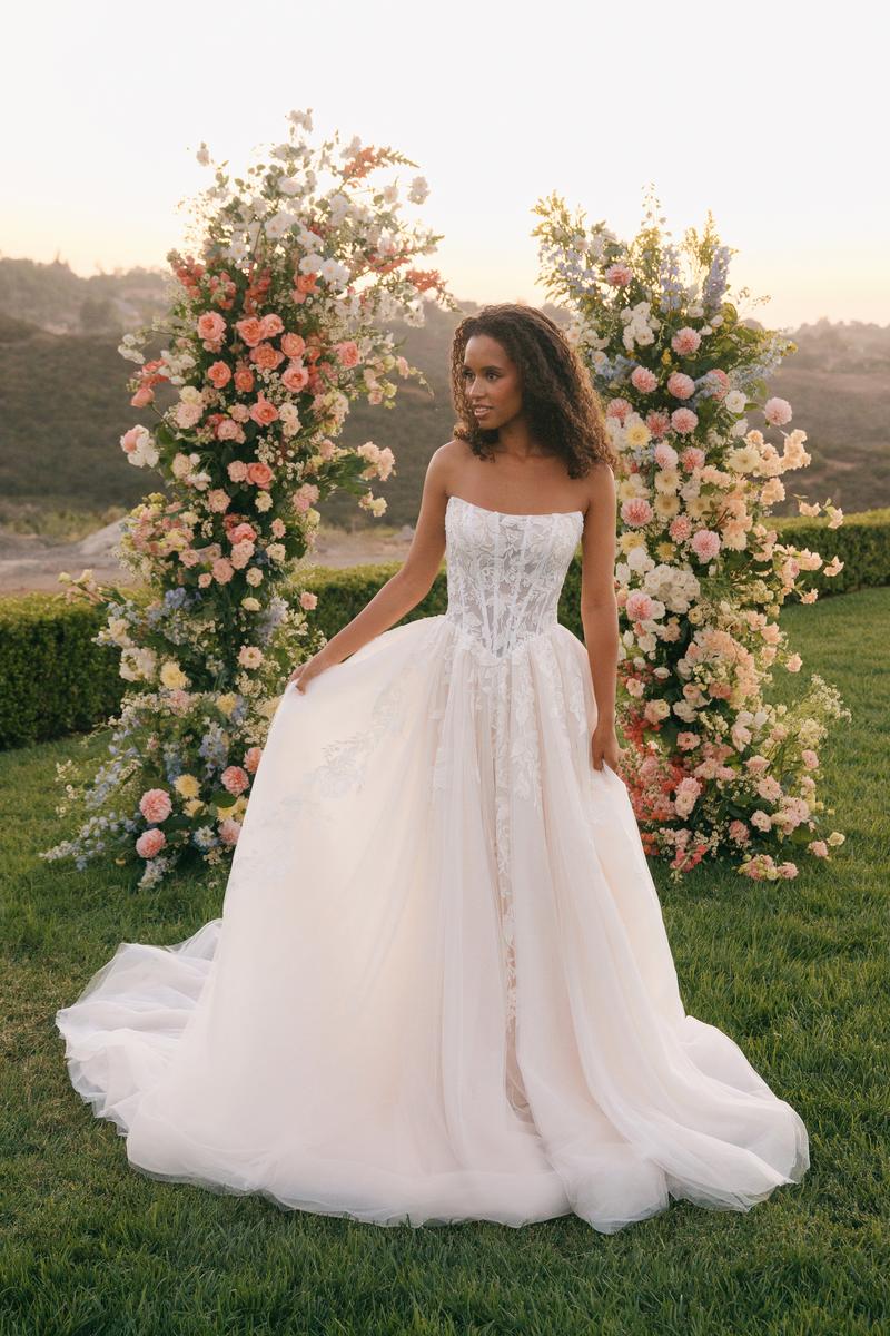 allure princess wedding dress D464CP | Jasmine Cape