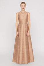 Kay Unger High Neck "Gabriella" Evening Gown 55114662