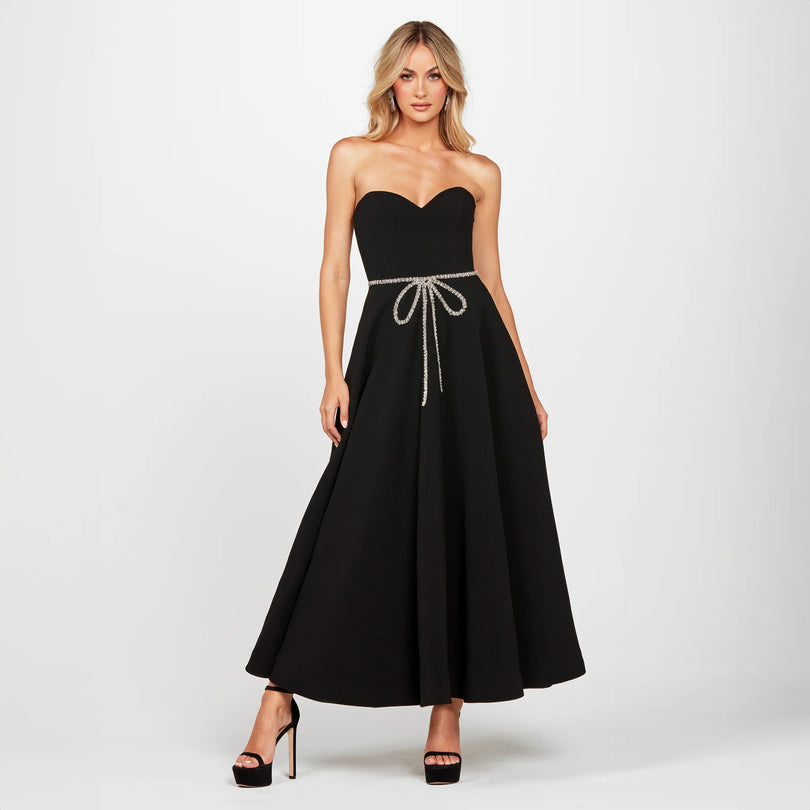 Helsi "Grace" Long A-line Bow Dress DR6300 Helsi "Grace" Long A-line Bow Dress DR6300