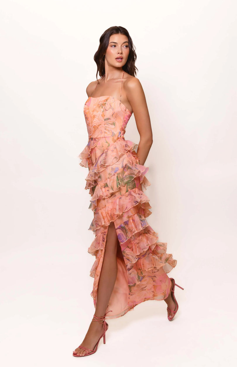 Hutch "Lou" Floral Ruffle Dress 11302