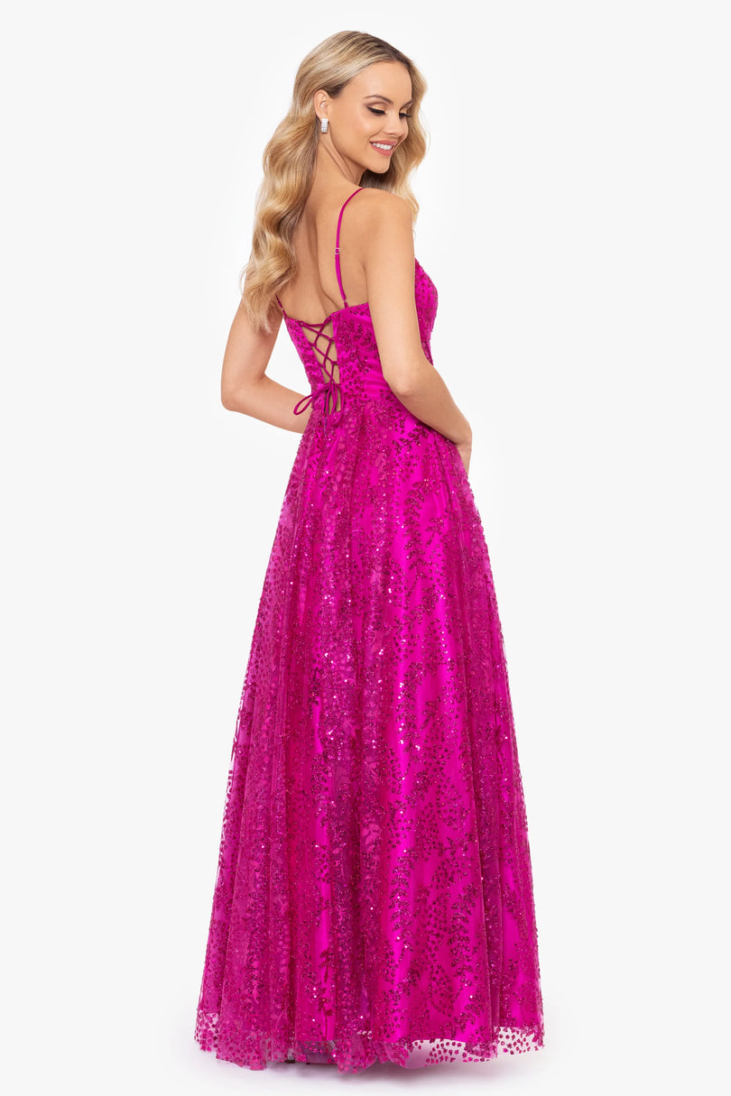 gold baby shower dress Blondie Nites 