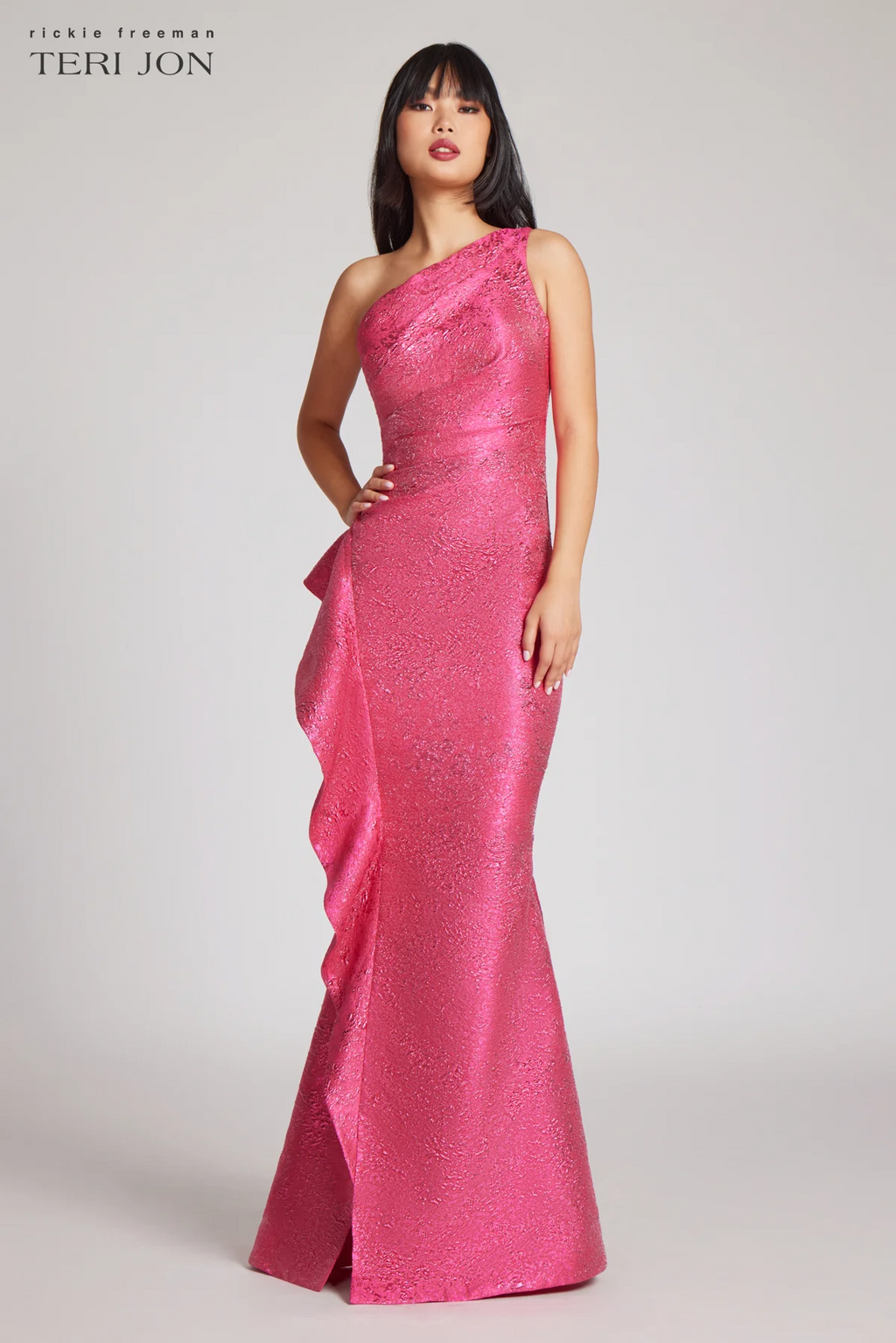 prom dress white Dressself White Long Beaded Prom Dress with Side Slit Sheath Formal Evening Dress