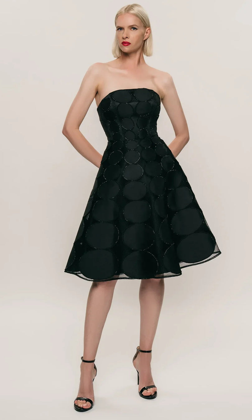 Park 108 Strapless A-Line Cocktail Dress M659