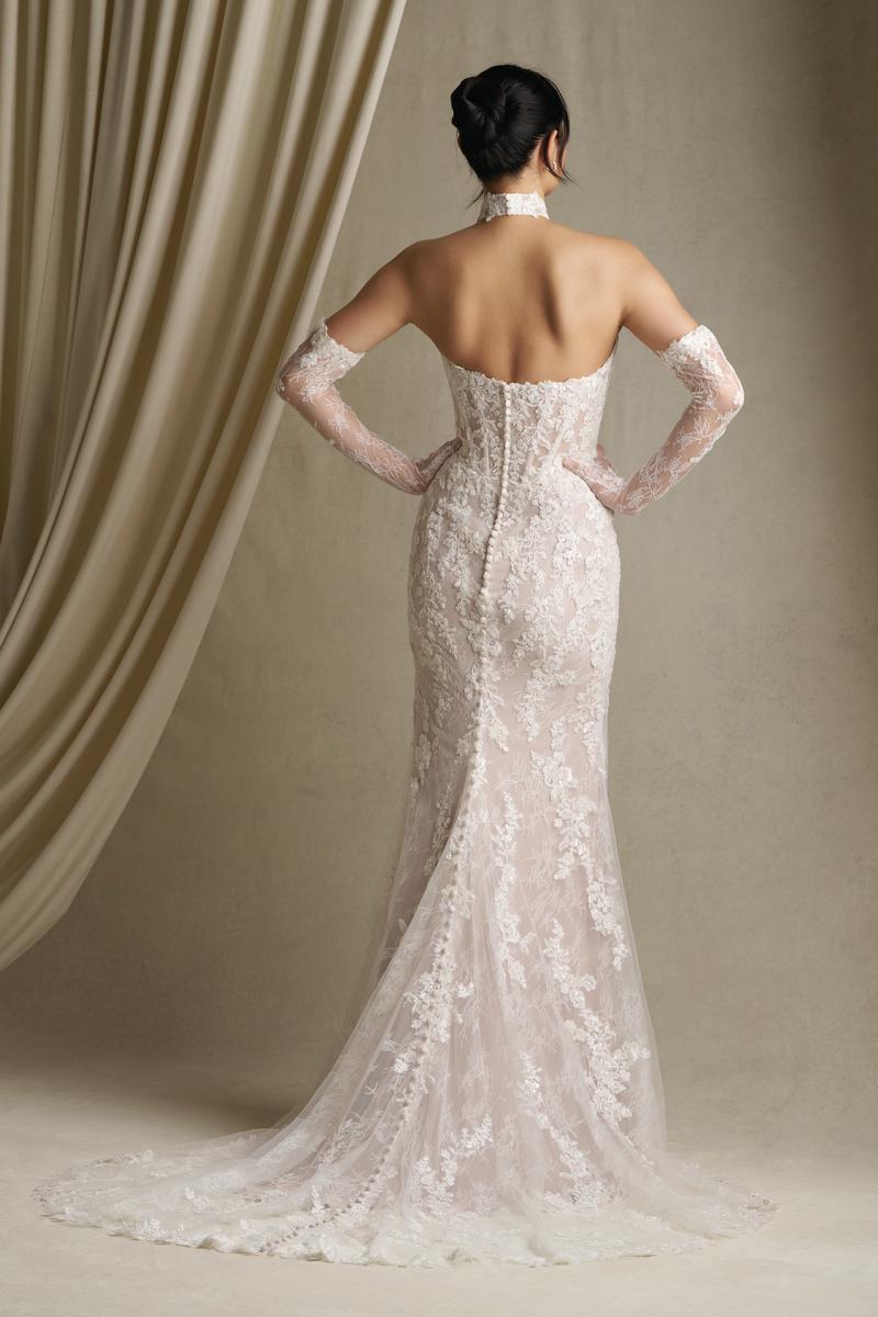 allure one shoulder wedding dress Aire