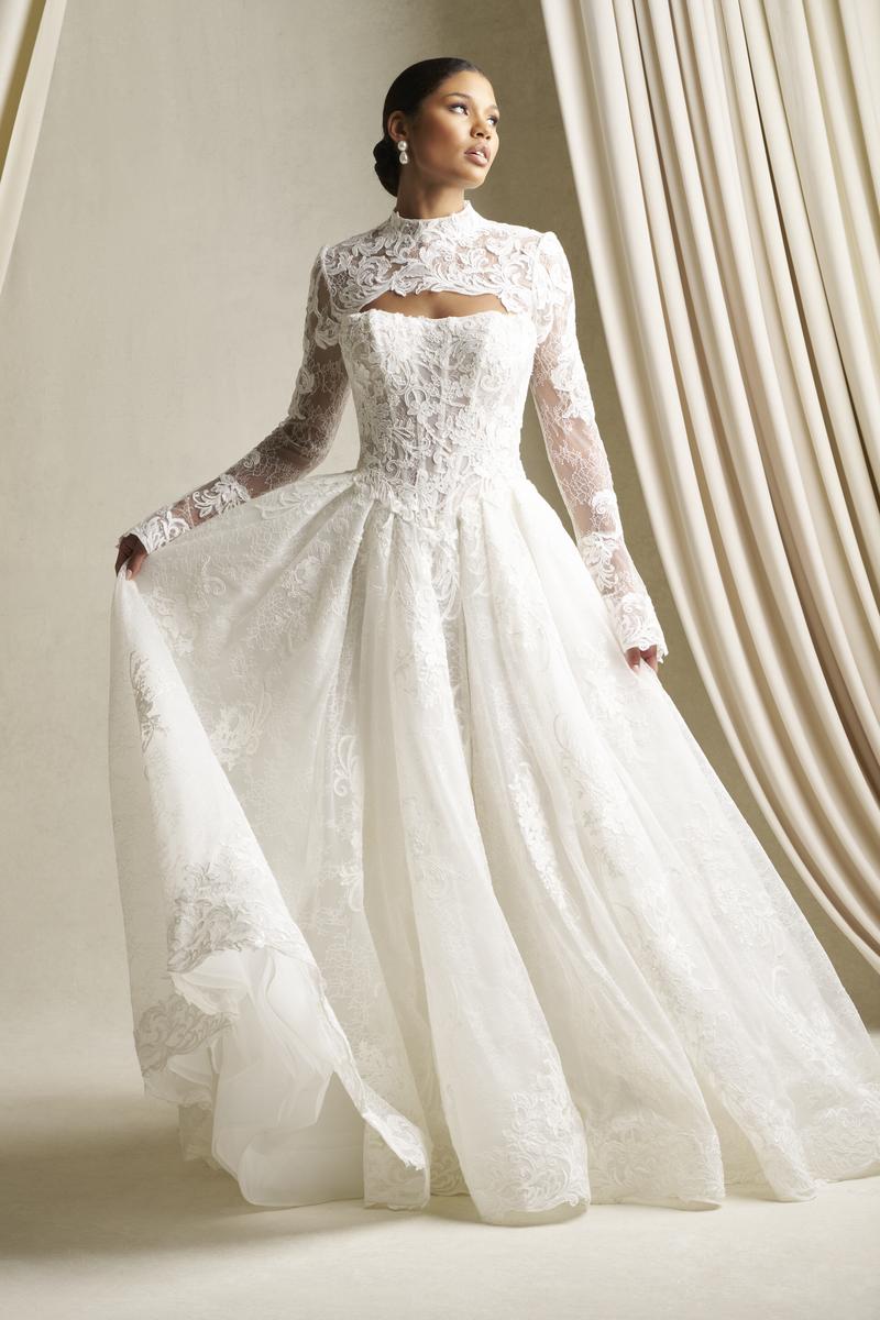 Allure Couture C807 Strapless Lace Ballgown Bridal Gown Allure Couture C807 Strapless Lace Ballgown Bridal Gown