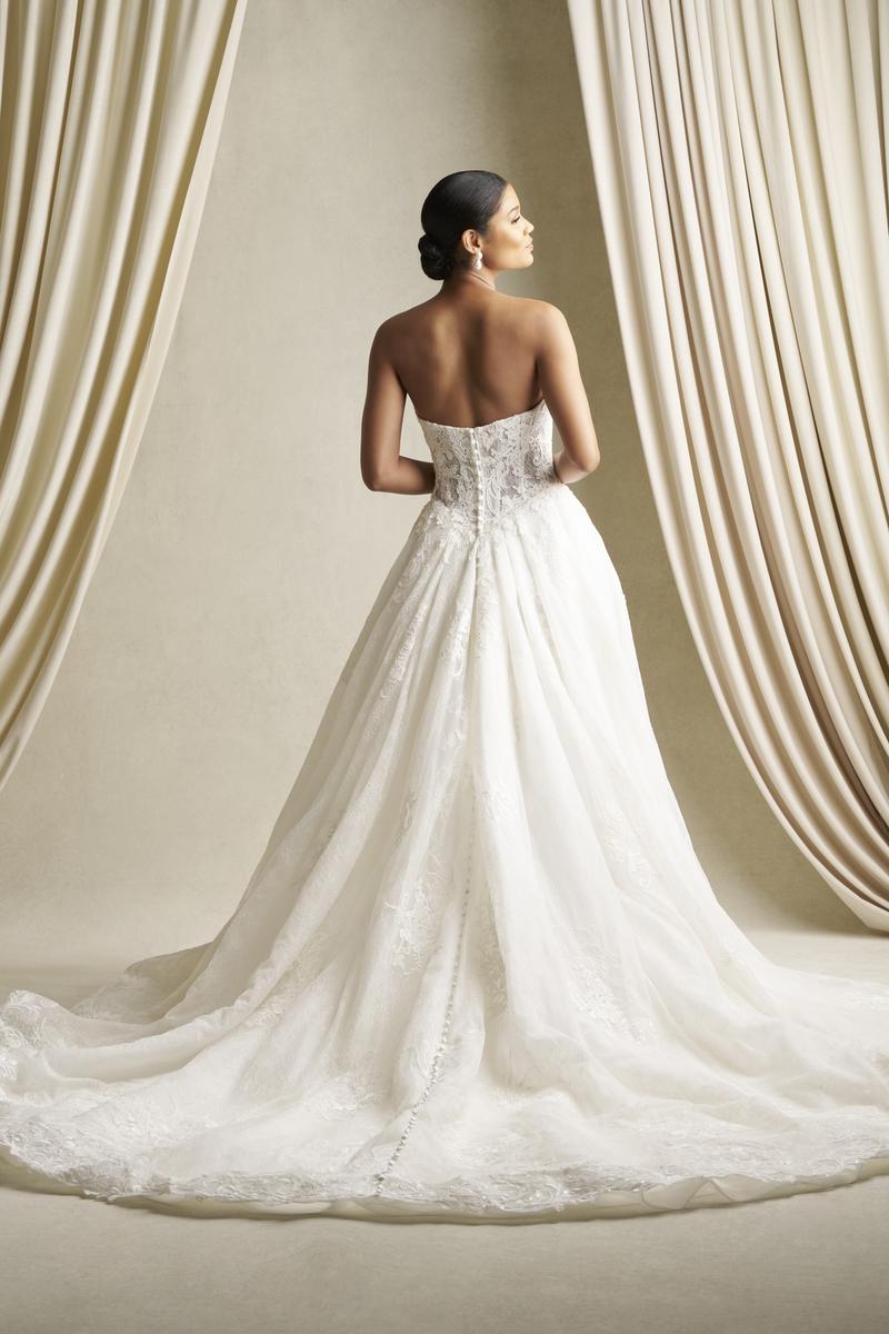 Allure Couture C807 Strapless Lace Ballgown Bridal Gown